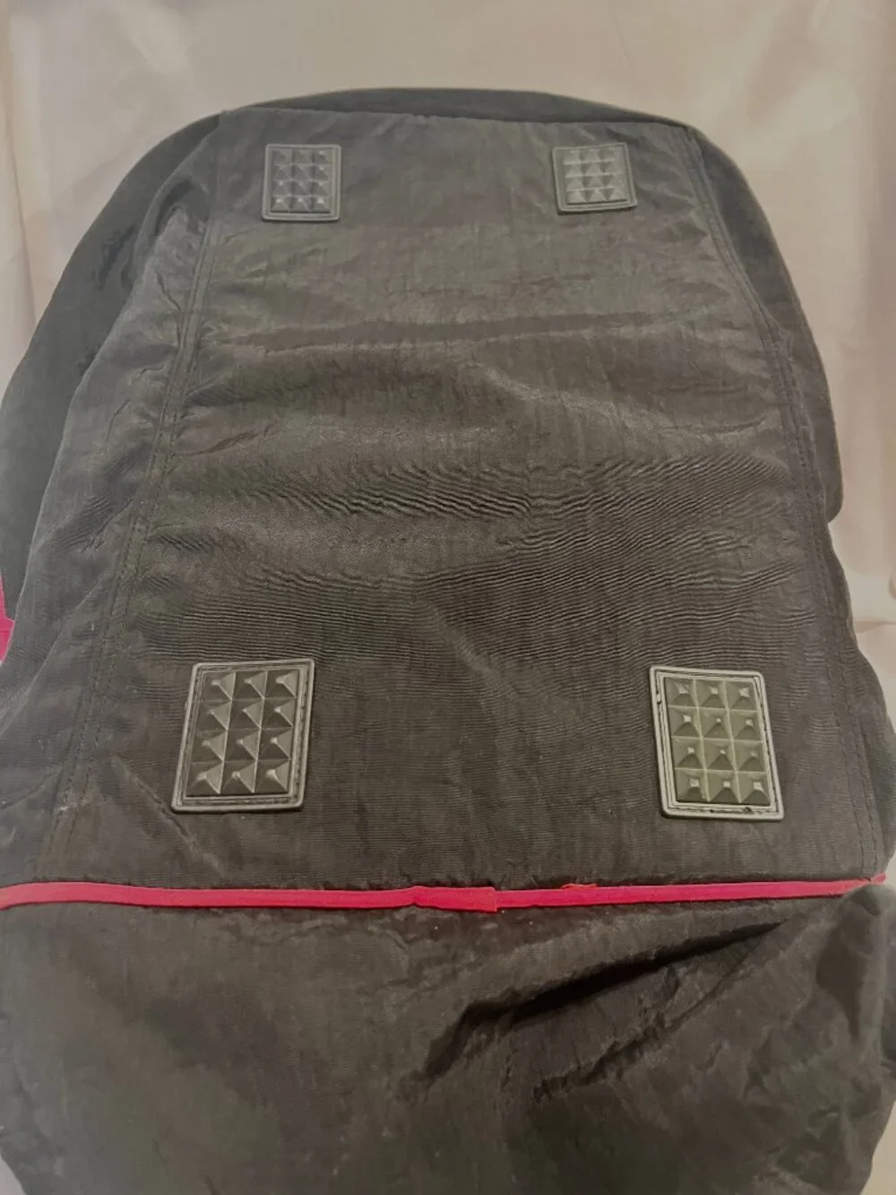Marlboro Vintage Large Red/Black/White Duffle Bag-Nylon-Lightweight-Travel